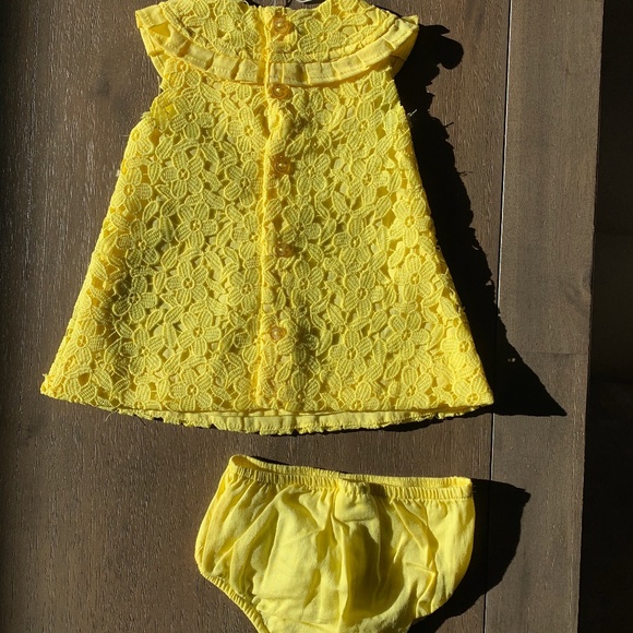 Mayoral Linen Dress & Bloomer Set in Natural